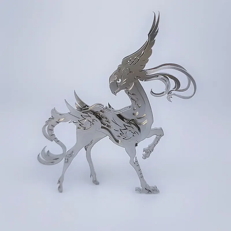 3D Puzzles Eagle billed Beast Model Kit Mechanical Metal jigsaw Ancient divine beasts Models DIY Assembly Animals Toy