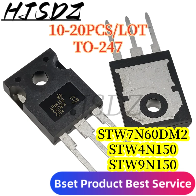 【10-20PCS/LOT】70N60DM2 STW70N60DM2 STW4N150 W4N150 W9N150 STW9N150 TO-247 N-channel high voltage power MOSFET