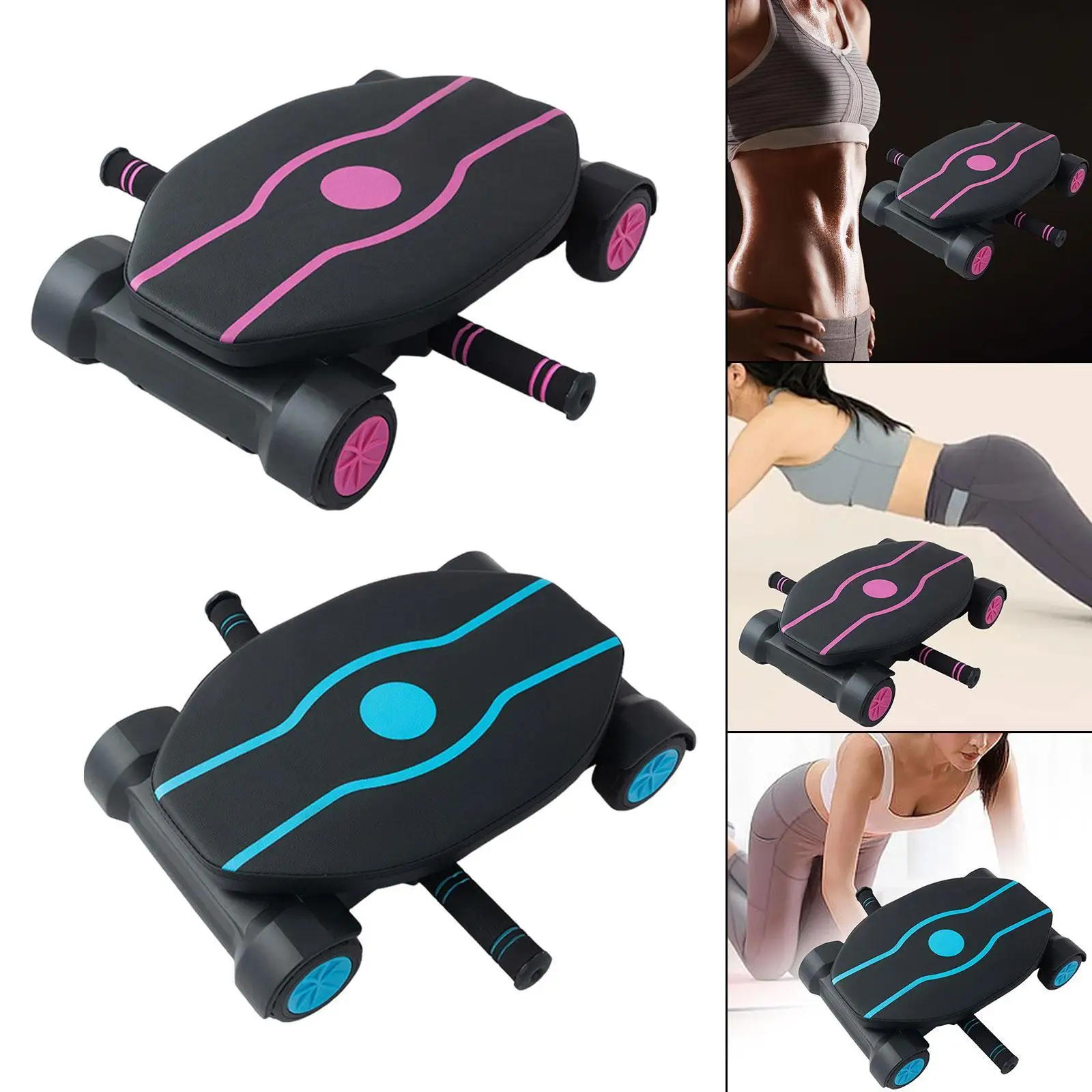 

Wheel Portable Non Slip for Men Women Core Strength Equipment