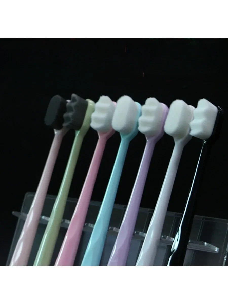 Brosse à dents souple Ultra-fine, millions de poils Nano, brosse à dents pour adulte, nettoyage en profondeur, brosse de soins bucco-dentaires Portable de voyage