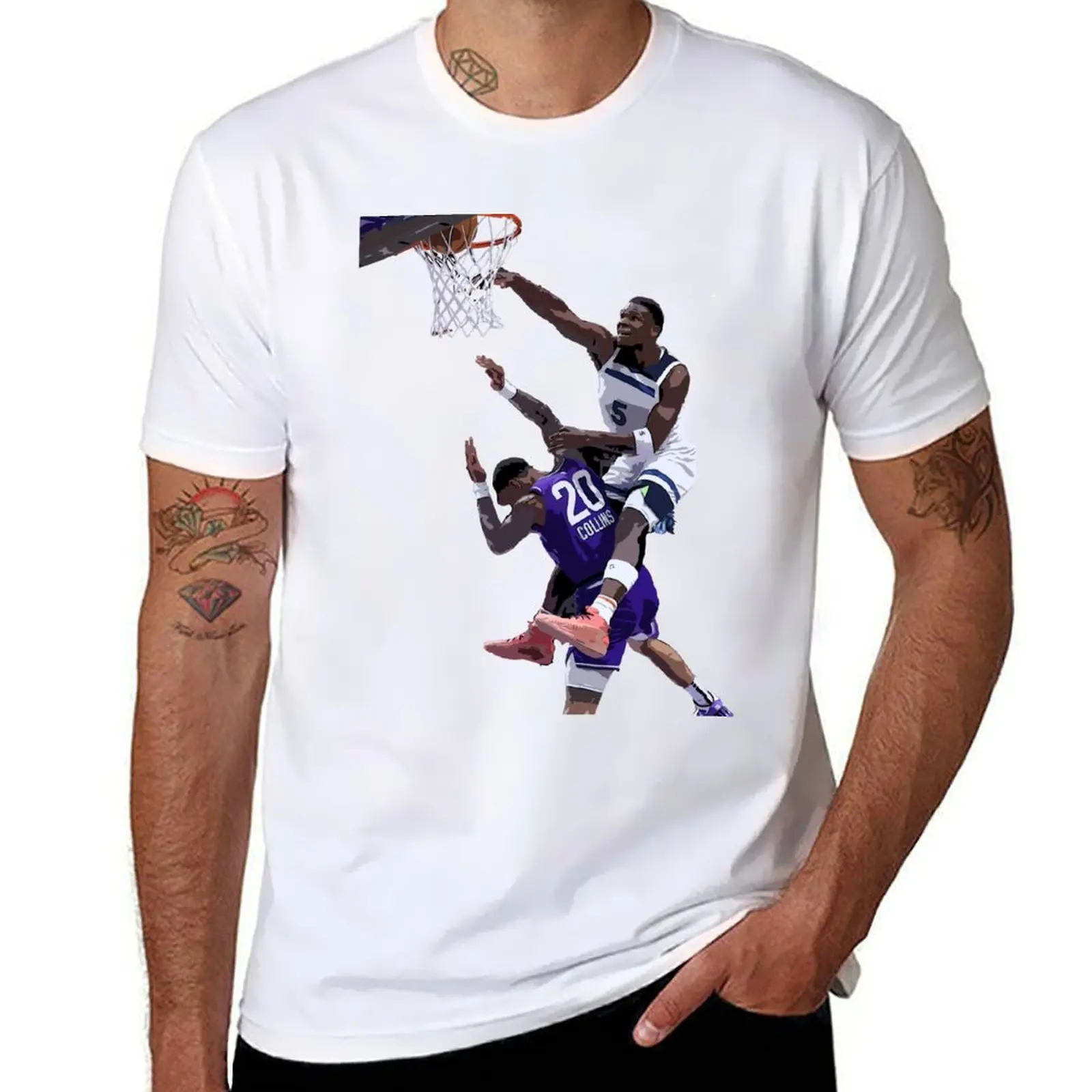 

Anthony Edwards Dunk T-Shirt shirts graphic T-shirts man anime t shirts Men's t-shirts