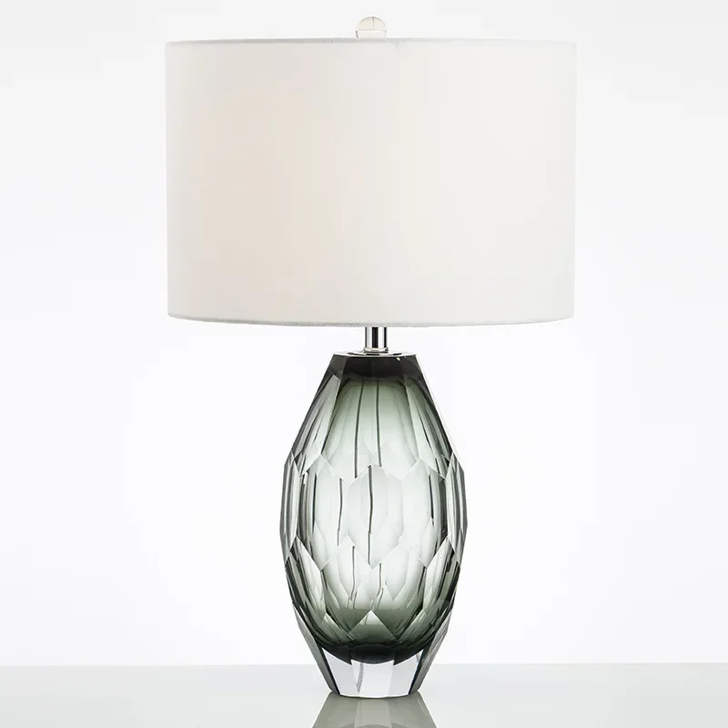 Modern simple glazed light luxury desk lamp, living room bedroom bedside