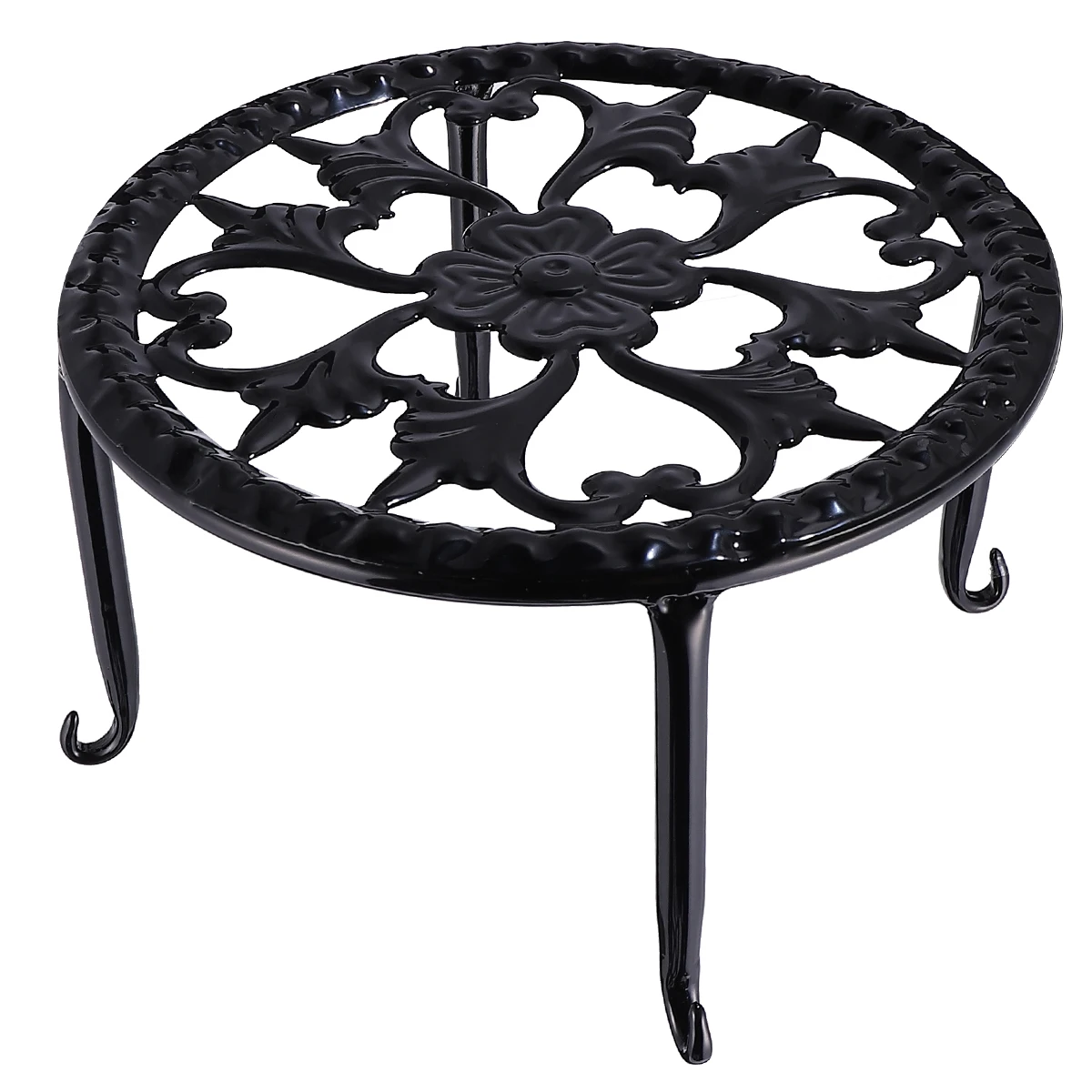 

Floor Standing Flower Pot Iron Rack Decor Plant Support European Style Garden Flowerpot Stand Holder Rack Planter