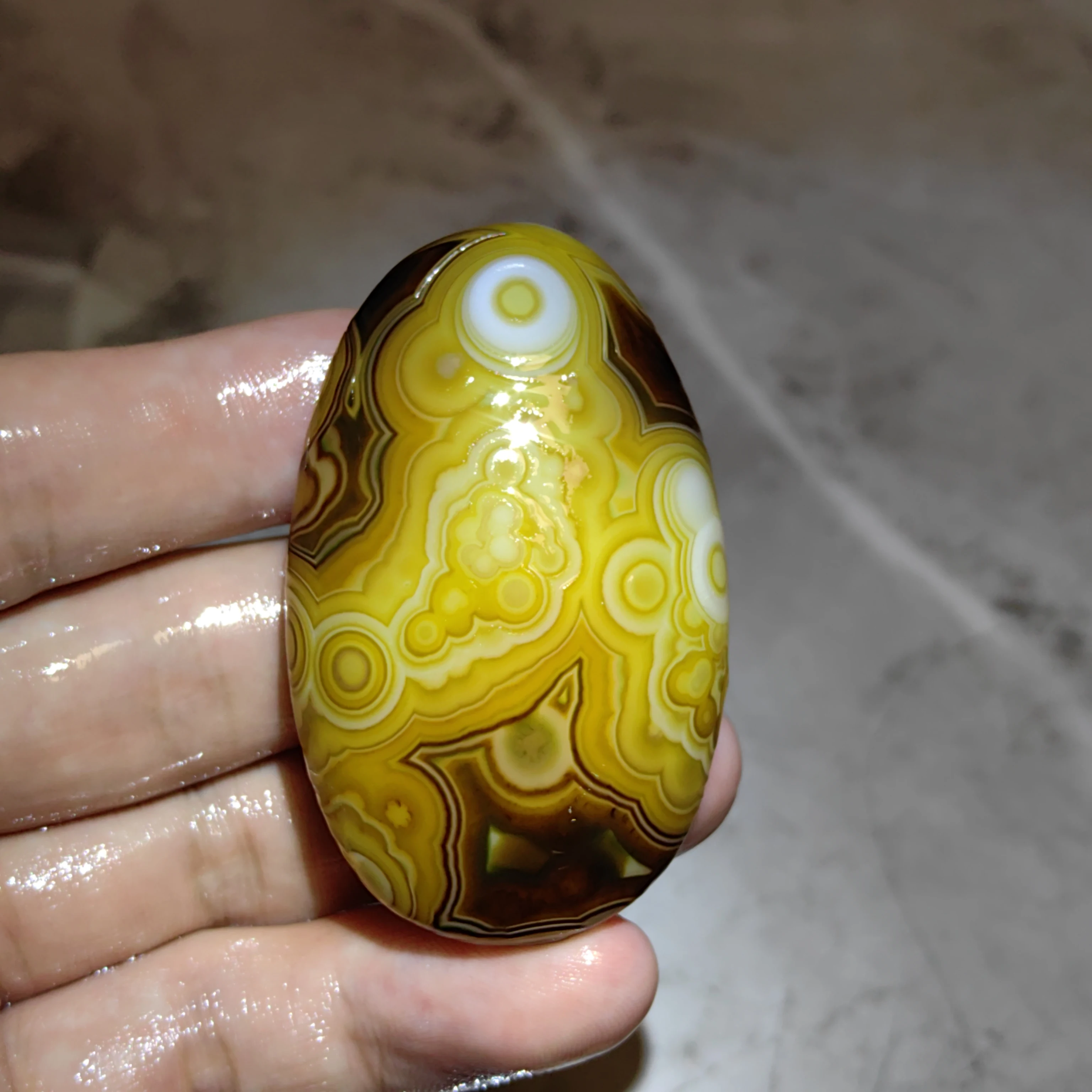Unprocessed Divine Eye Agate  Natural Sardonyx Crystal for DIY Jewelry Making, Meditation, Wealth Attraction & Spiritual Defens
