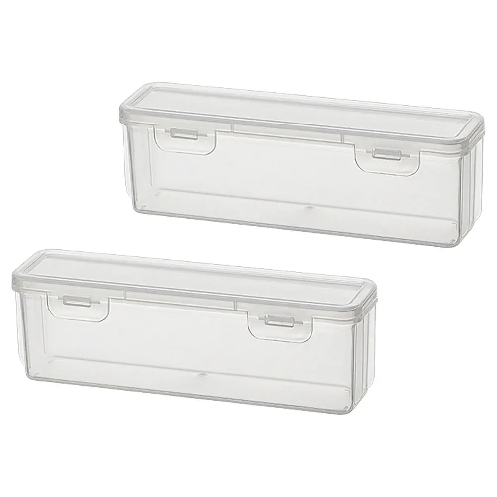 

2Pcs Sunglasses Organizer Storage Holder Compact Transparent Eyeglass Cases for Desk Travel Use Dust-Proof Plastic Display Box