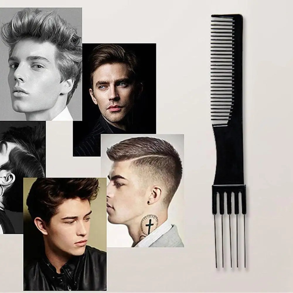 

Моделирование Парикмахерская щетка для волос Инструменты для укладки Косметическая булавка Стальная игла Вилка Расческа