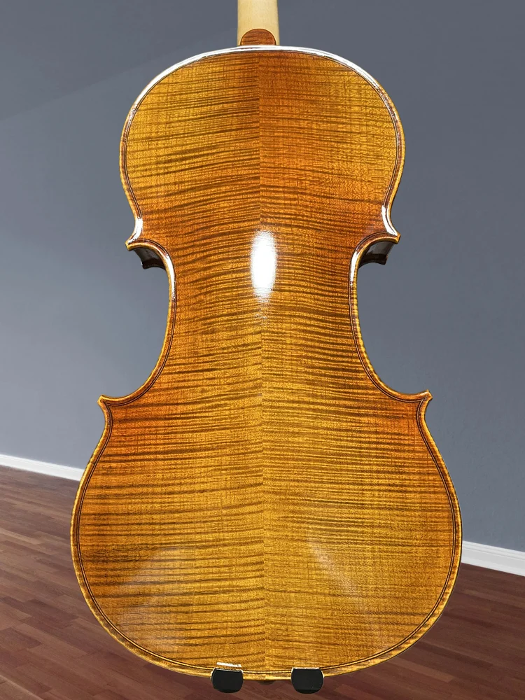 

Actual Photo Professional Level Hand Made One-Piece Back Stradivarius “Gibson” 1713 Violin Set V149