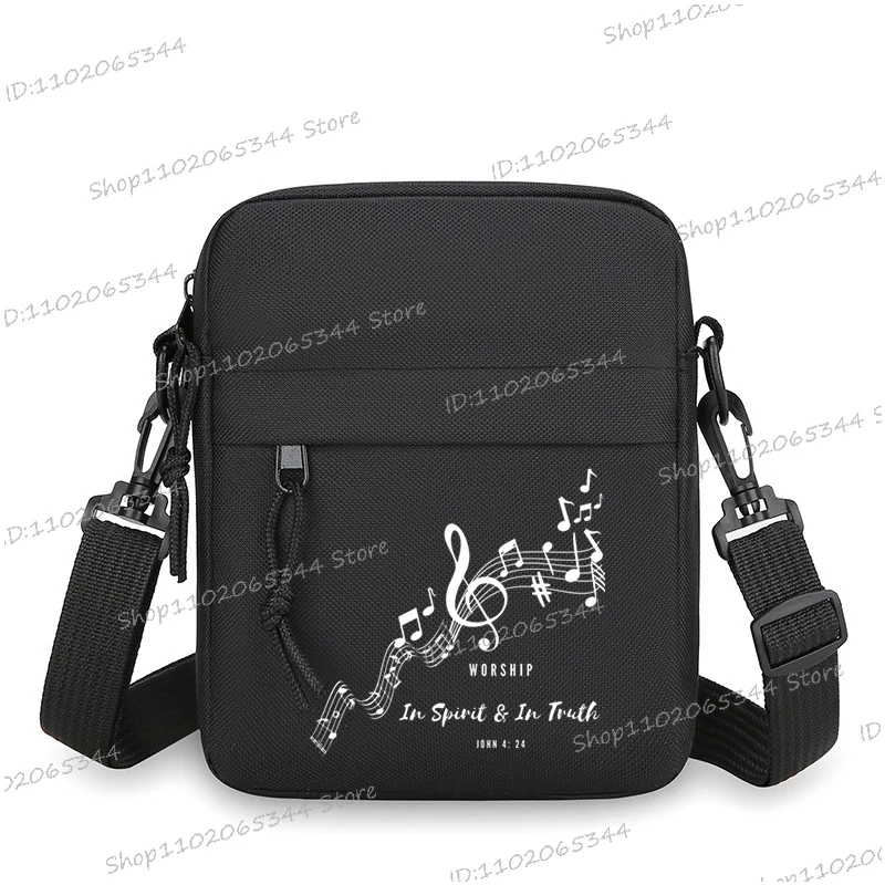 Dumbbell Fitness Print Men Crossbody Bag Outdoor Sports Leisure Small Messenger Bag Portable Simple Unisex Mobile Phone Bag Gifs