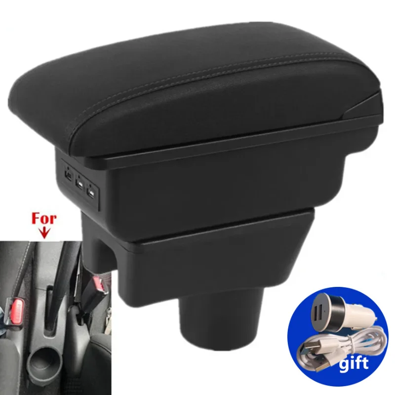 Reposabrazos para Mitsubishi Attrage Mirage, caja de almacenamiento para Dodge Attitude, Mitsubishi Space Star, accesorios para coche