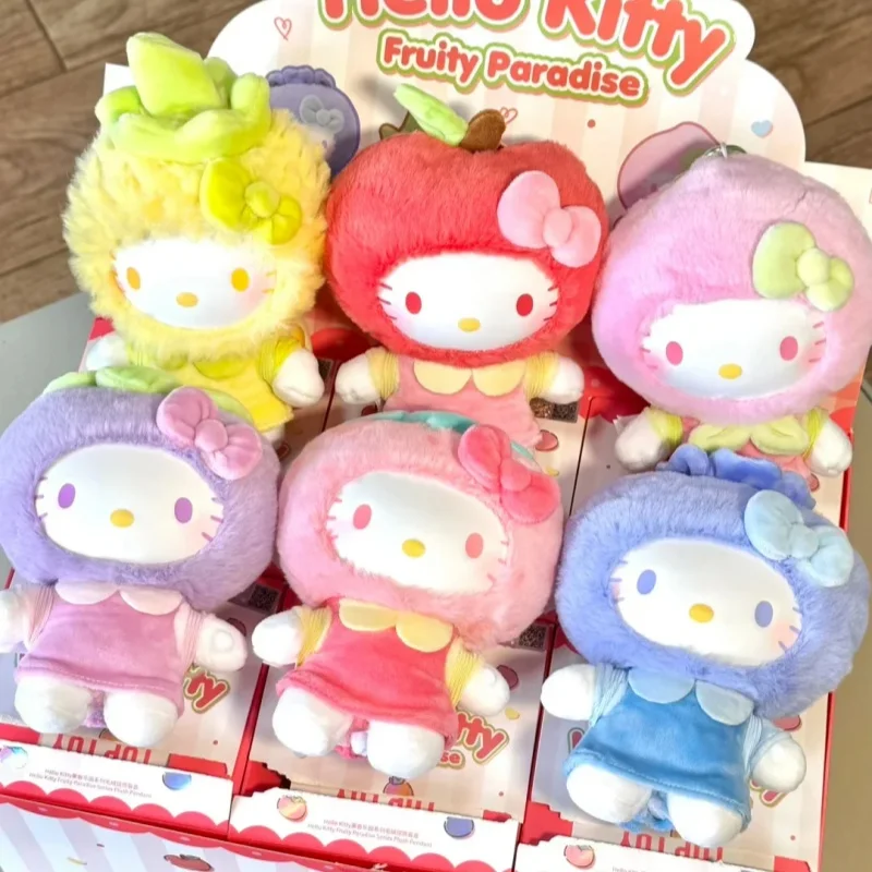 

New Top Toy Hellokitty Fruity Paradise Series Blind Box Mystery Box Cute Anime Figures Vinyl Pendant Collection Kids Custom Gift