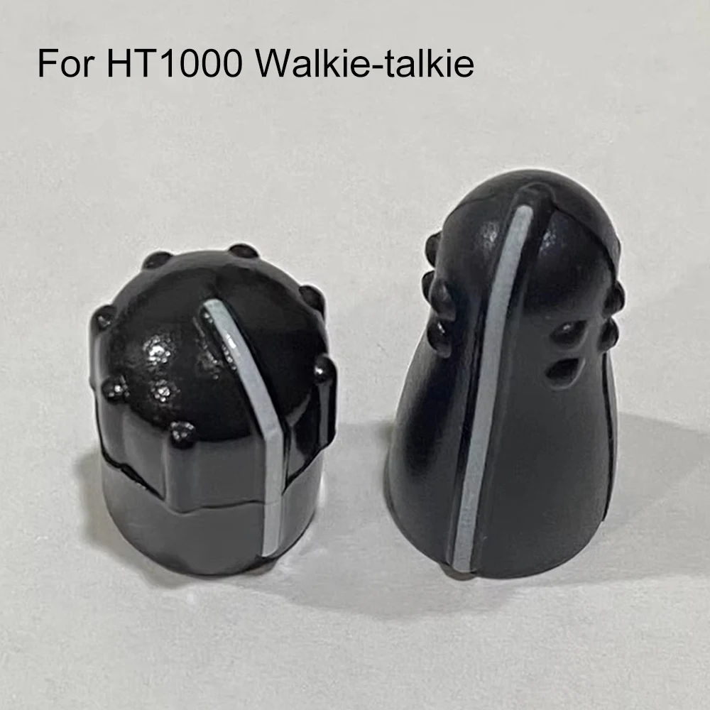 

1Pair Volume Knob + Channel Switch Knob For M HT1000 Radio Volume Channel Power Switch Cap Walkie Talkie Accessories