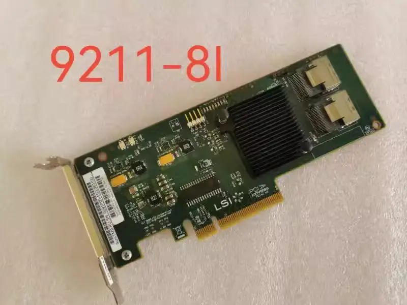 

LSI 9201-8I 9211-8I 2008 Chip 6Gb/s SATA SAS RAID Passthrough Card Server Storage 1PCS
