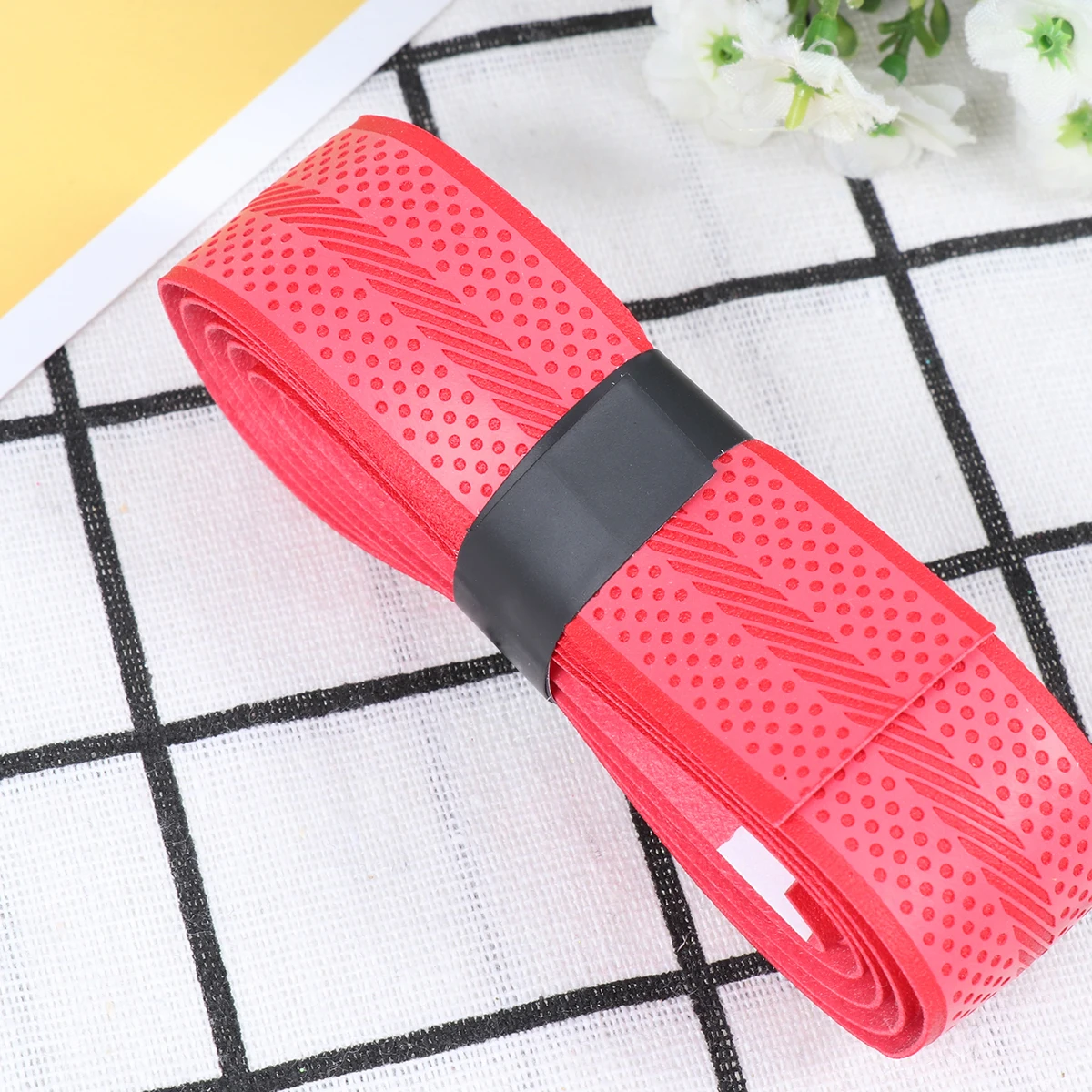 

2 Rolls Fishing Rod Grip Wrap Anti slip H Sweat Absorbing Tape Racket Winding Belt Durable PU Material Long Size