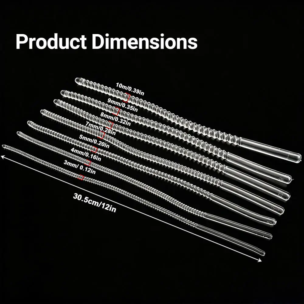 TPE Urethral Sound Sounding Ribbed Exterior, Urethra Catheter Dilator, Long Penis Plug, Sex Toys for Men view 6