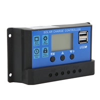 Solar Panel Kit 18W 18V Monocrystalline Solar Panel 30A Dual USB 12V 24V Charge Controller for Camping RV