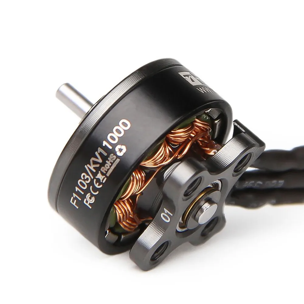 T-motor F1103 Kv8000 Kv11000 Pocket Sized Power Powerful Smooth Brushless Motor For Fpv 110 Mm Aircraft Toothpick 2-3s