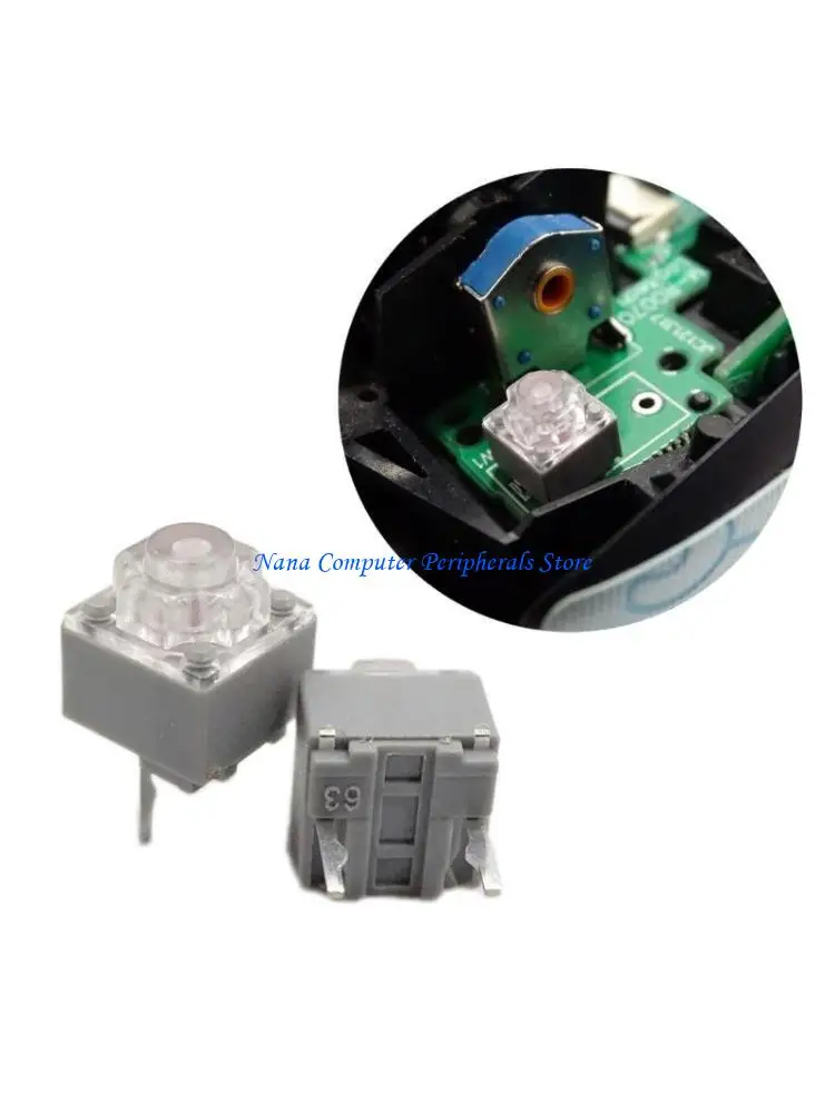 F68C 2 Cái/10 Chiếc HUANO Êm Micro Công Tắc 10 Triệu Lần Bấm Êm Chuột Micro Công Tắc 2 Chân 6x6x7.2mm