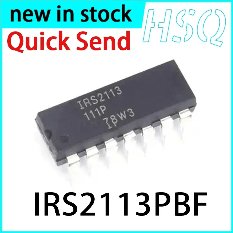 5PCS IRS2113PBF DIP16 IRS2113 High and Low Side Driver Chip Is Brand New