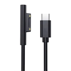 Type C Power Supply Charger Adapter Durable Material PD Cord Fast Charging Cable for Surface Pro 7/6/54/3 Book/Book 2