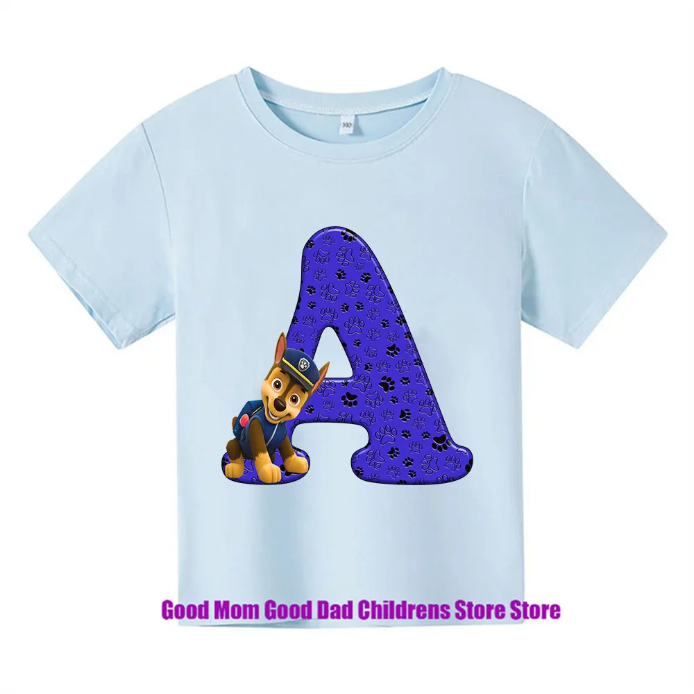 PAW Patrol Summer Childrens Wear Boys' And Girls't-shirts Single Cartoon Printed Children's Sportswear Jackets baby Clothes