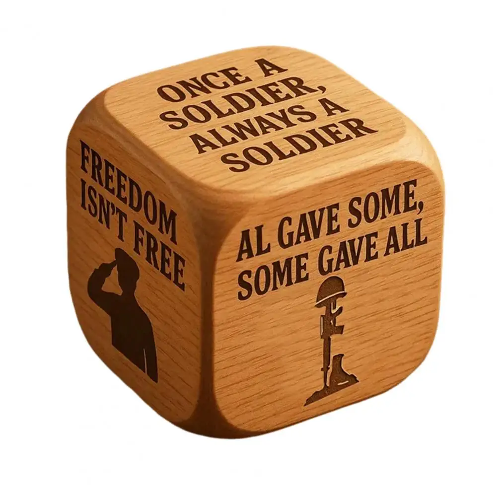 ديكور التقدير العسكري ملحقات الاحتفال بعيد المحاربين القدامى مصنوعة يدويًا للمحاربين القدامى الخشبية الوطنية للمحاربين القدامى