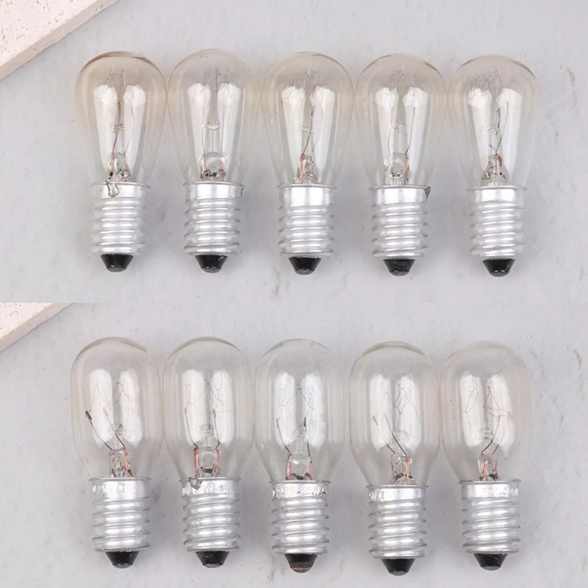 

5PCS E14 Salt Lamp Globe Bulb 10/15/20/25W 220V-230V Incandescent Bulb Household Refrigerator Oven Light Bulb Replace Bulb