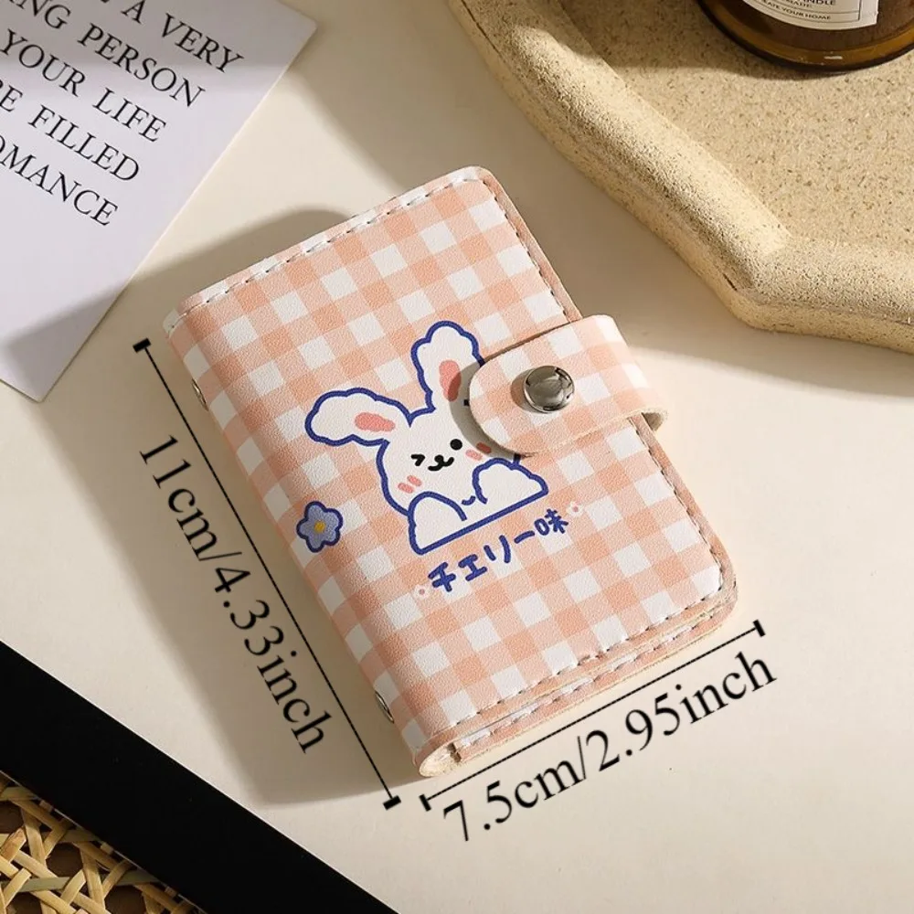 Cartoon Animals ID Cards Holder Ultrathin Anti-degaussing Hasp Multi-Slot Card Bag Durable Multi-card Bit