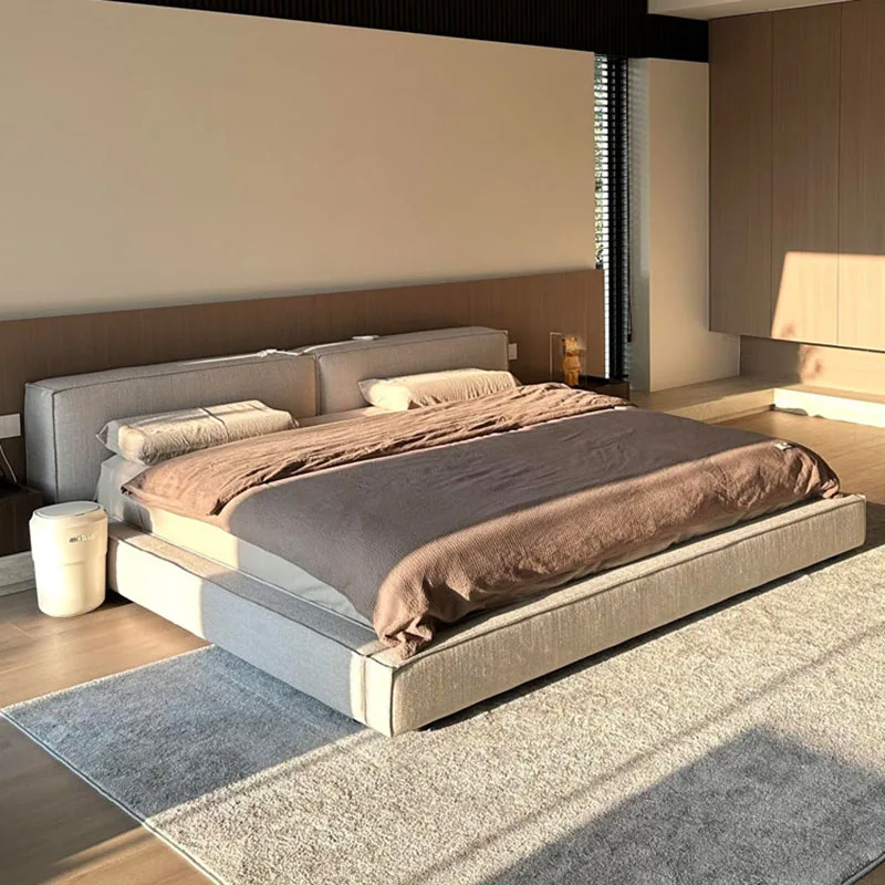 

Floor Sleeping Bed Safe Princess European Beauty Design Wooden Frame Queen Bed Double Modern Letto Matrimoniale Home Furniture