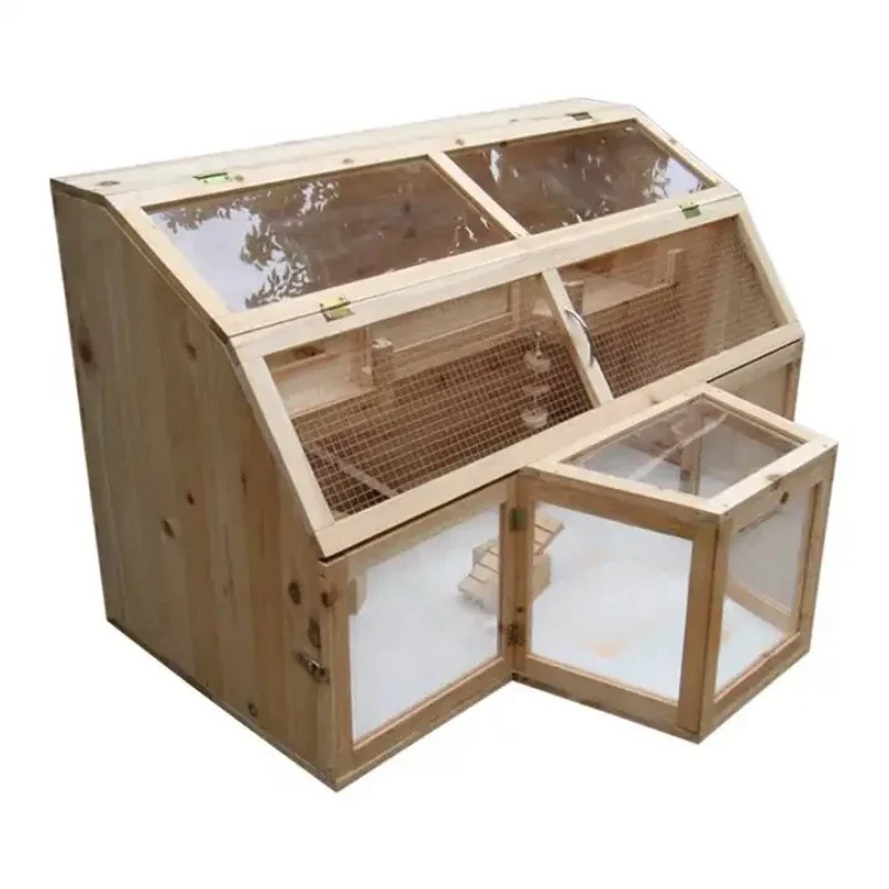 

Rodent Cage Carton Box Chinese Fir Natural Wood wood Hamster Cage