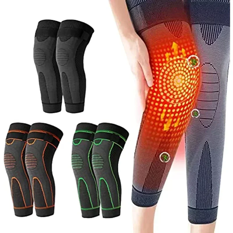 

Wormwood Knee Pads Self Heating Four Sided Elasticity To Keep Warm Old Cold Legs for Men and Women Elderly Joint Protection Calf