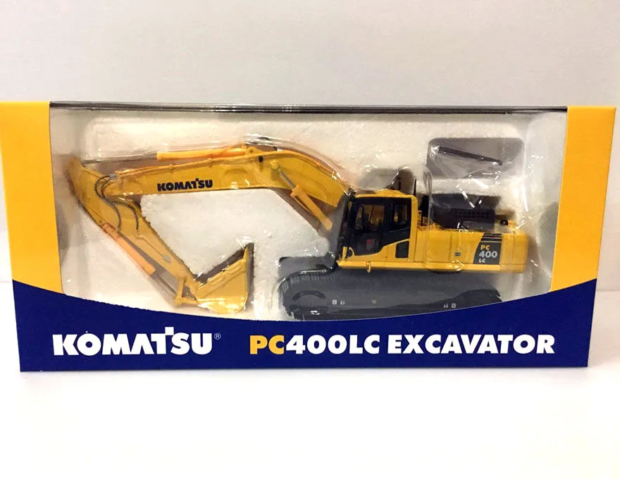 

Komatsu PC400LC-8 Excavator SAA6D125E-5 1/50 Scale Die-Cast Model Gift New in Box