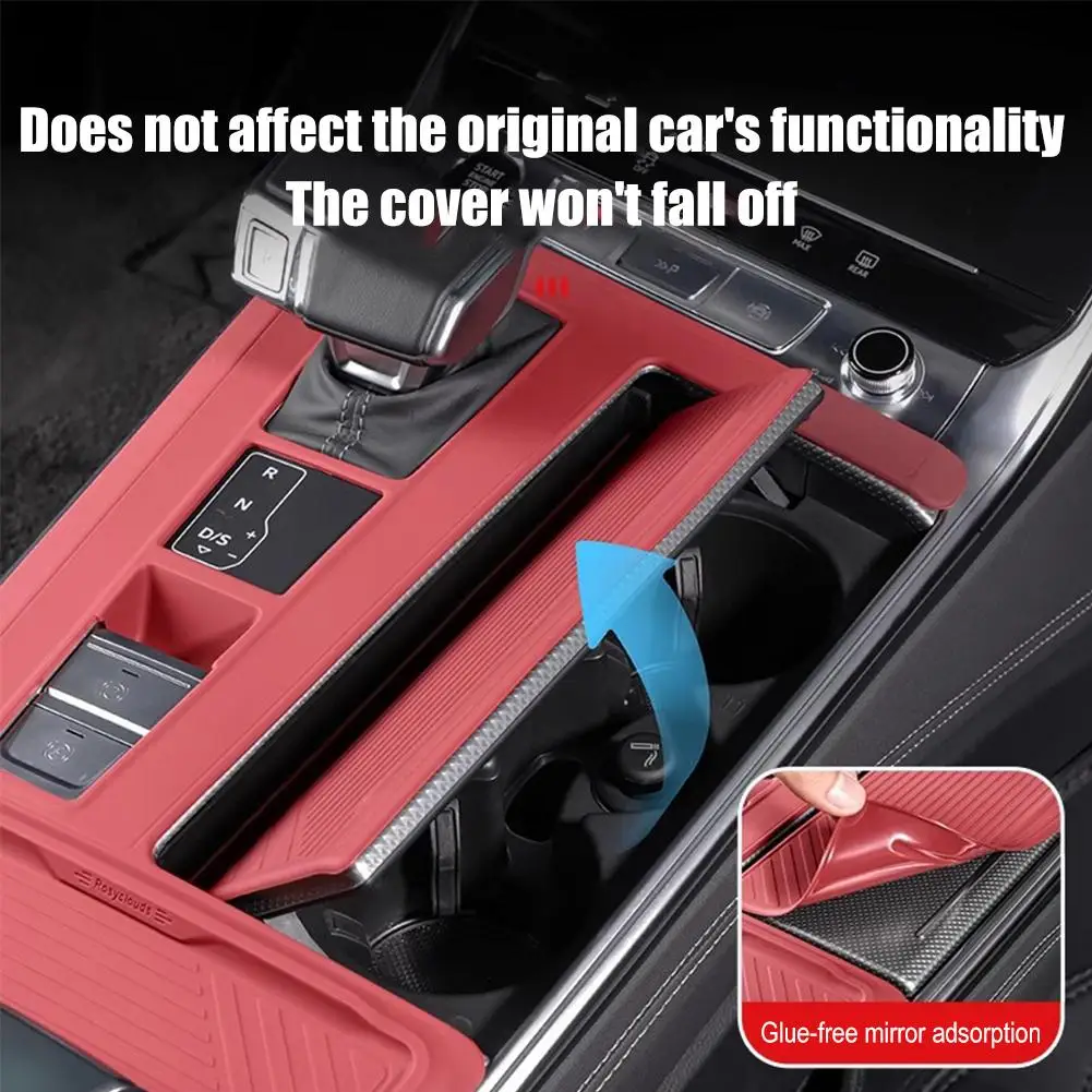 For Audi A7 4K A6 C8 C9 2019 2020 2021 2022 2023 2024 2025 Silicone pad for central control gear shift panel Q4F5