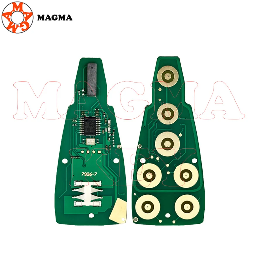 MAGMA 433Mhz ID46 مفتاح السيارة عن بعد فوب M3N5WY783X لكرايسلر تاون آند كونتري جيب جراند شيروكي دودج كارافان رحلة IYZ-C01C #3