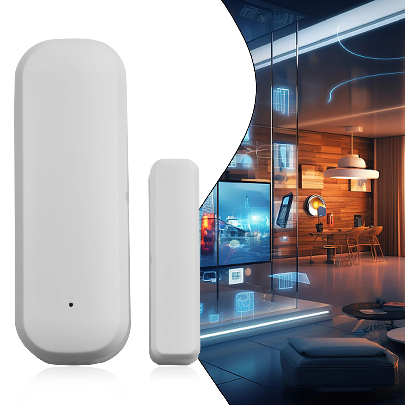 Per Tuya WiFi sensore porta finestra sensore casa Wireless Door Detector Life APP telecomando per Alexa Home