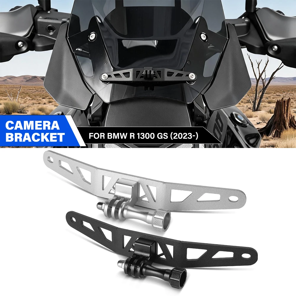 For BMW R1300GS R 1300 GS 2023-2026 Windshield Camera Mount Bracket For GoPro Action Camera Holder Support Bar Accessories