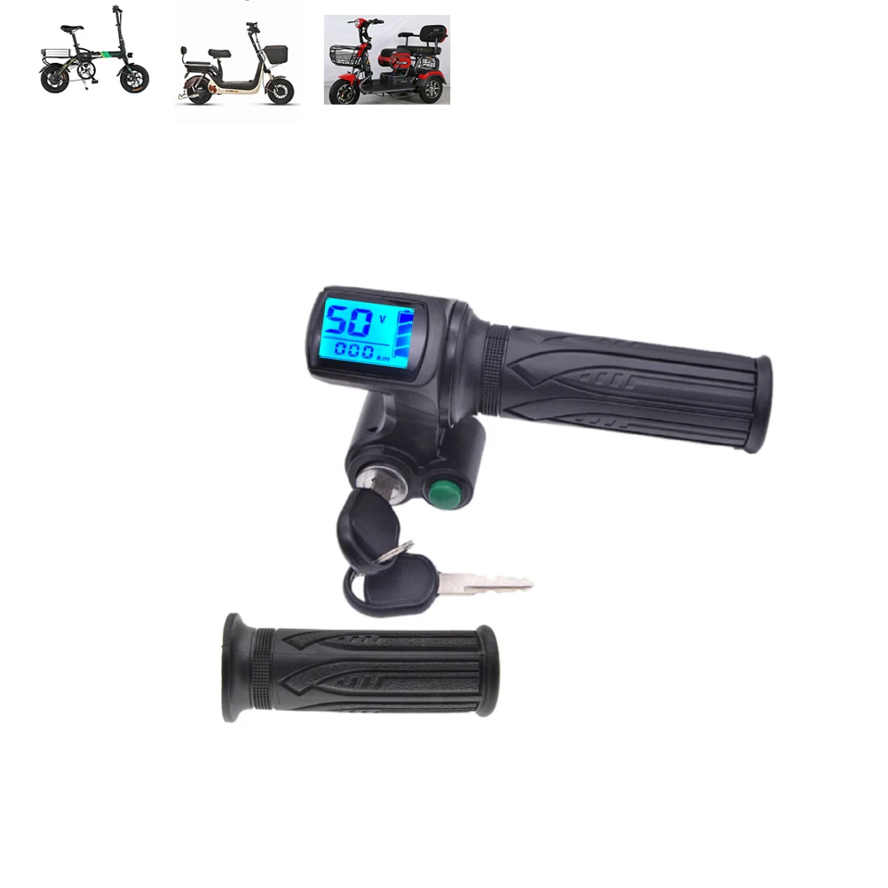 

48V Electric Bike Twist Throttle Grip Speed Display for Electric Bike Scooter Brushless Controller