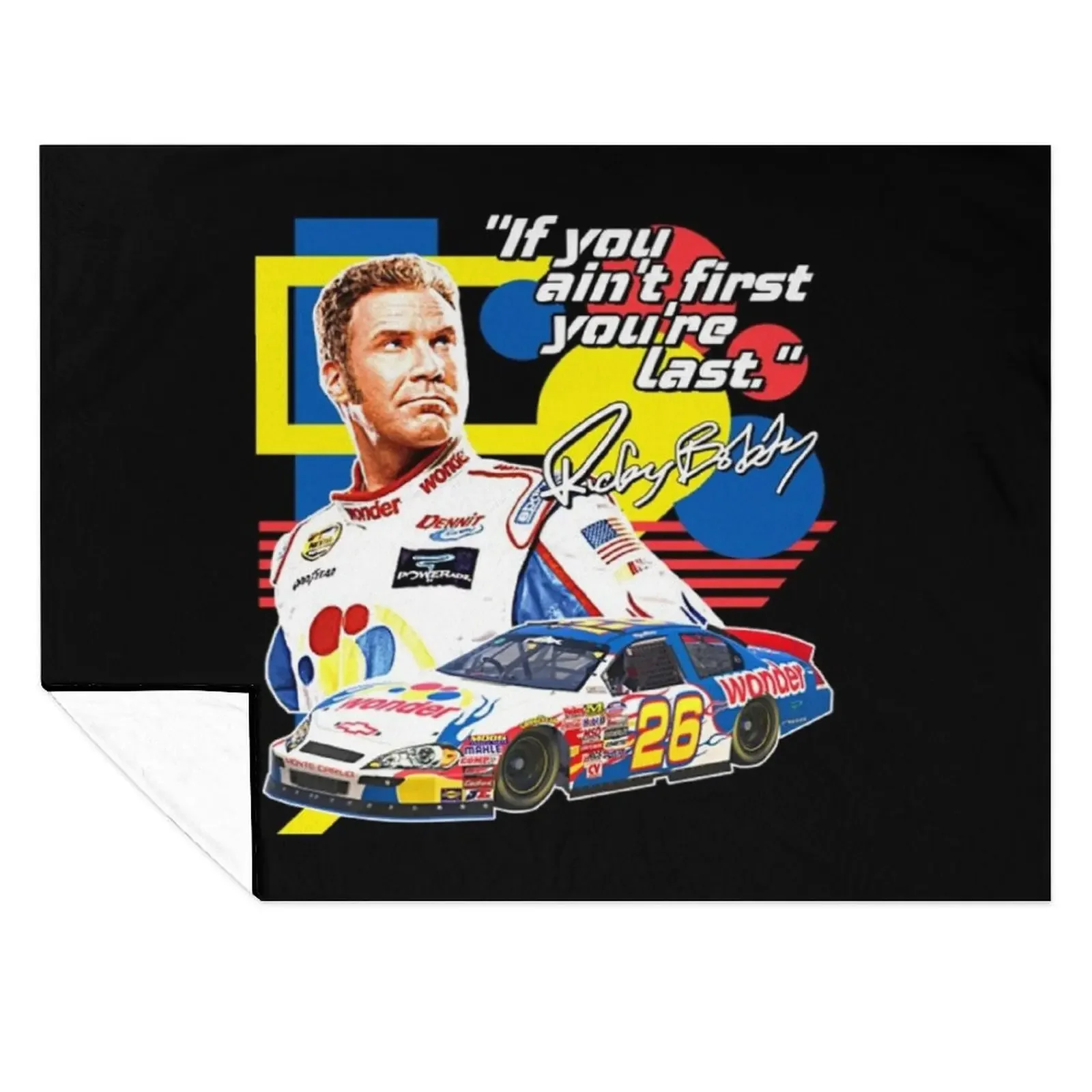 

Ricky Bobby Throw Blanket Thermals For Travel Warm Luxury Brand Extra Large Throw Blankets