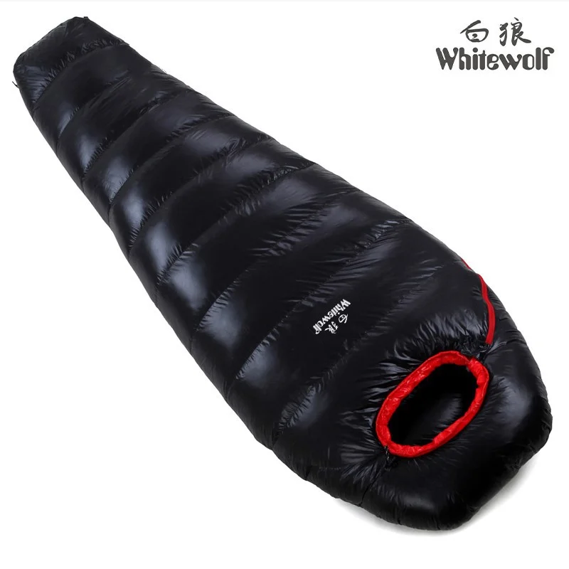 

White Goose Down filling 1000g/1200g/1500g Waterproof Winter Camping Sleeping BagSchlafsäcke Spiwory Lazy Bag Daunen Decke Campi