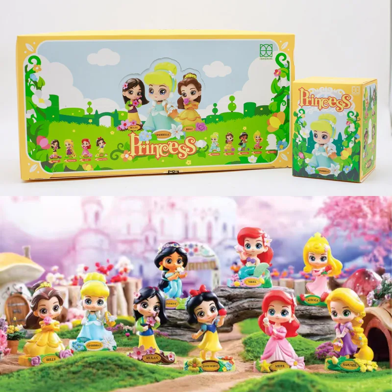 

Disney Princess Garden Dream Blind Box Ariel Mermaid Cinderella White Belle Anime Figures Model Toys Collection Ornaments Gifts