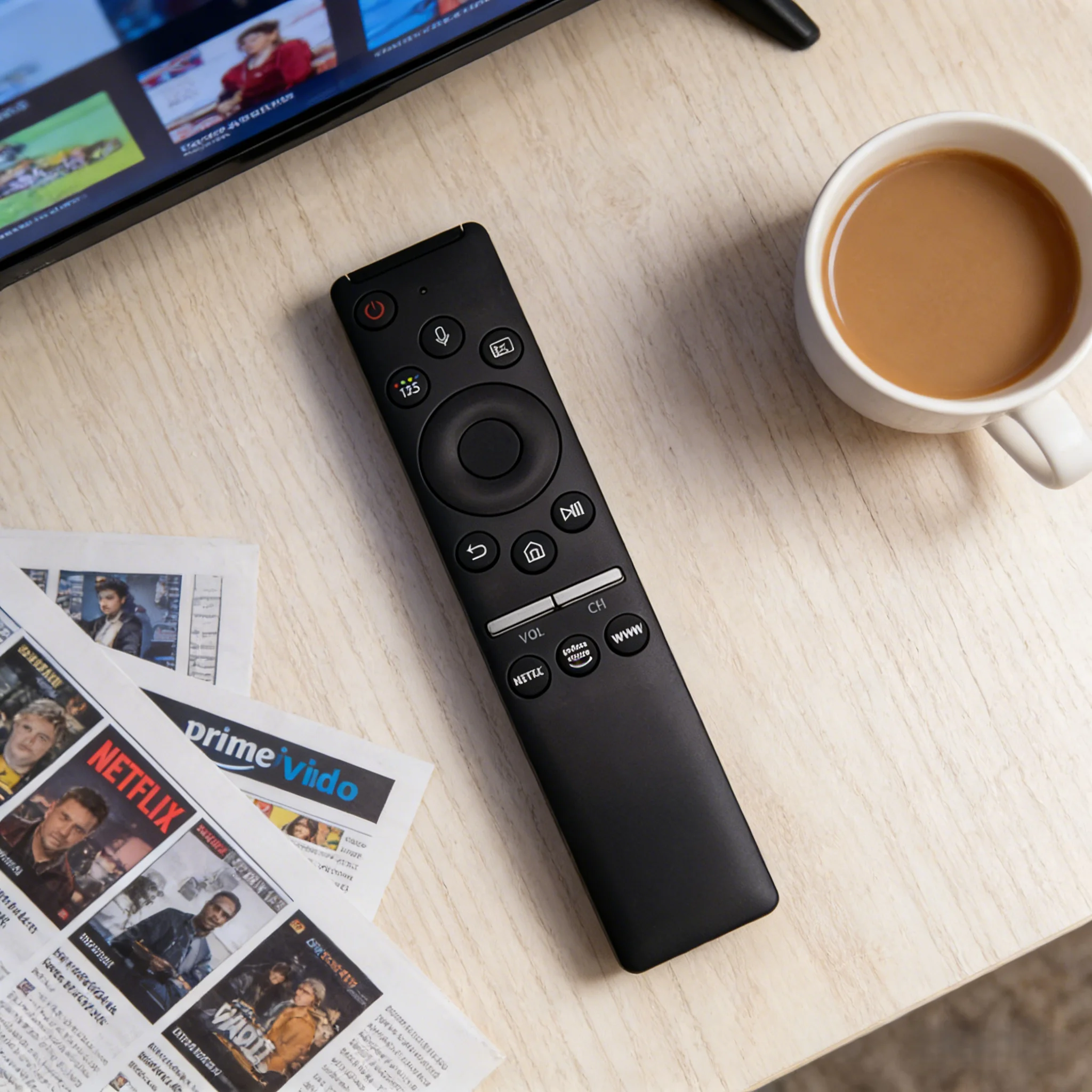 

BN59-01312F Voice Remote Control for Samsung NEO QLED Smart TV Compatible with BN59-01312B BN59-01312K Smart TV Voice Remote