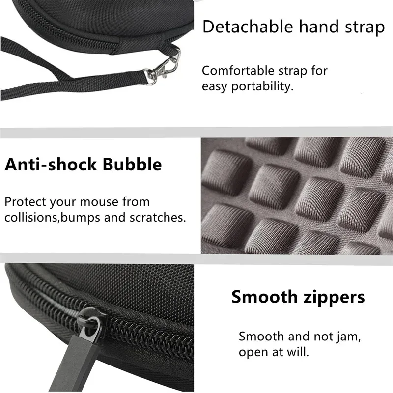 Tragetasche Gaming-Maus-Aufbewahrungsbox, Tasche, stoßfest, wasserdicht, Zubehör, Reisen, für Logitech MX Master 2S/3/3S Mäuse – Detail 7