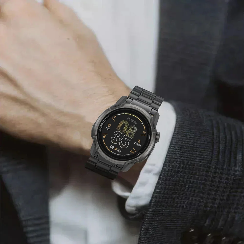 20 مللي متر 22 مللي متر شريط تيتانيوم ل Suunto عمودي 2-1/السباق 2-S/تشغيل حزام الإفراج السريع ل COROS APEX 4 42 مللي متر/PACE 4-Pro-3-2 معصمه