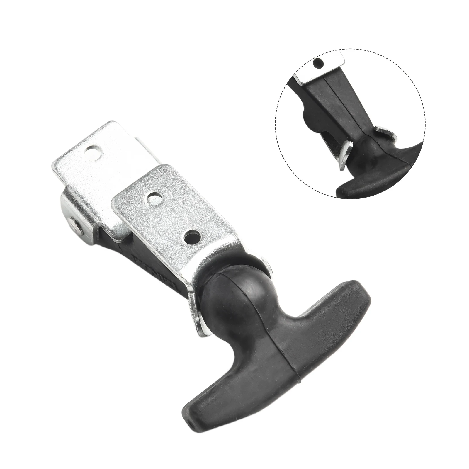 T Handle Draw Latches Elastic Stainless Steel Rubber Hood =Catch Flexible T Handle =Hasp Home Improvement Building