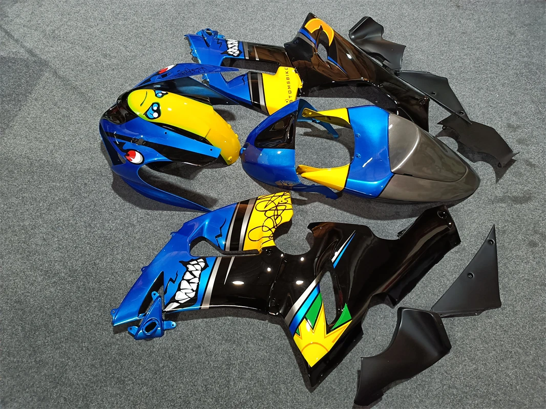 Style New ABS Fairings Kits Fit For Kawasaki Ninja ZX-6R ZX6R 636 2005 2006 05 06 Bodywork Set Shark