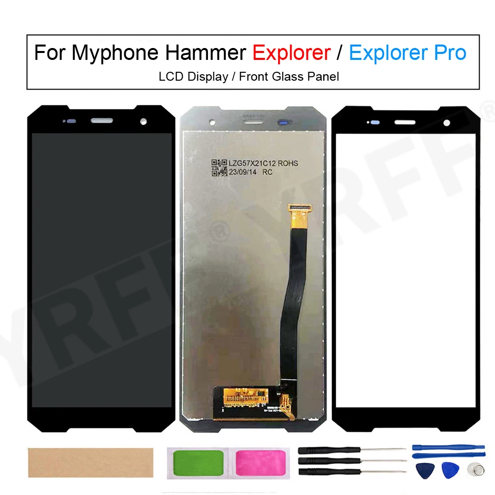 Touch Screen Digitizer Assembly for Myphone Hammer Explorer Pro LCD Display ,LCD Screen Replacement Parts,100% Tested