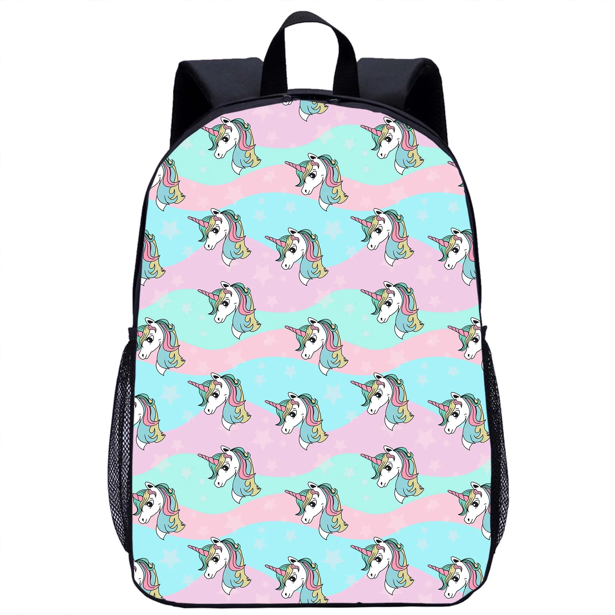 Tas punggung motif Unicorn lucu tas sekolah anak-anak tas Laptop anak perempuan anak laki-laki tas punggung penyimpanan bepergian ransel kasual harian Remaja