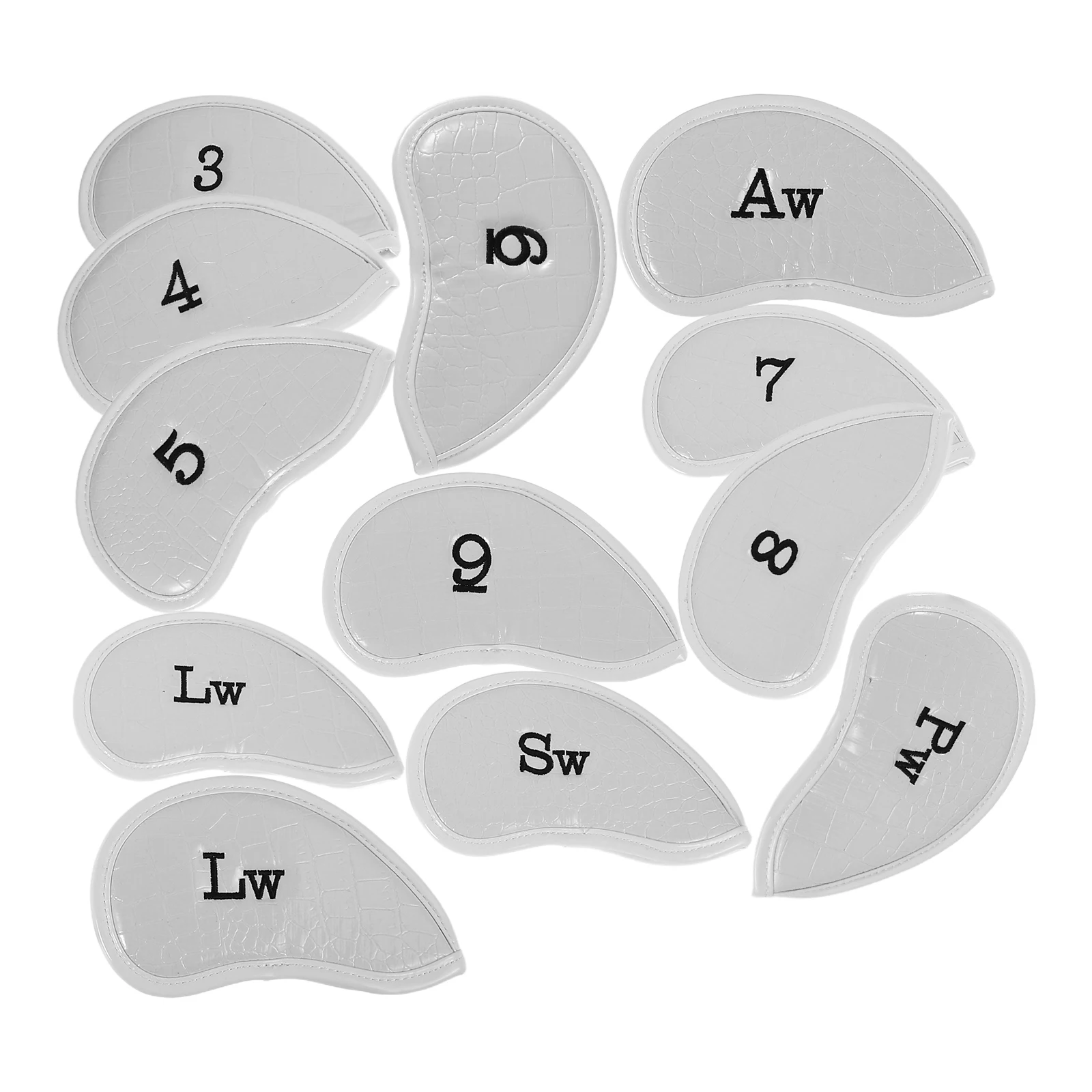 

12 Pcs Golf Club Cover Shields Protector Head Covers Set Iron Driver for Clubs