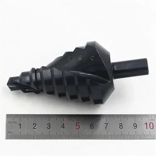 1 قطعة HSS مثلث عرقوب 10 مللي متر-45 مللي متر 8 خطوات Nitrided دوامة الأخدود مخروط خطوة مثقاب الخشب الصناعية مخرطة ثقب معدني المنشار