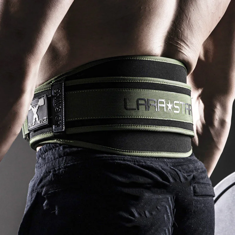 Weightlifting Fitness Belt High Intensity  Heavy Equipment Training Squat Deadlift Gym Nylon Waist Support Thickening For Back