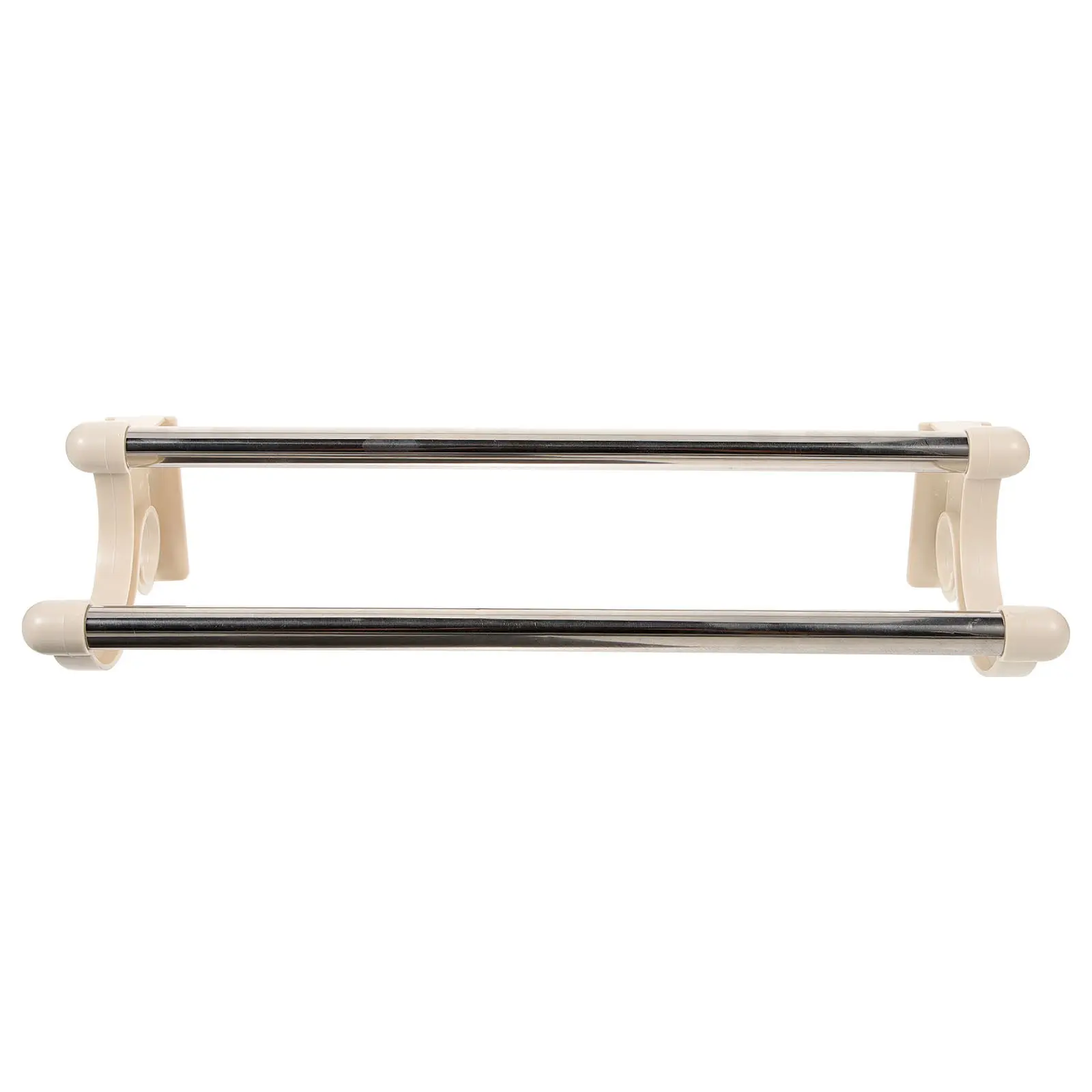 

Double Towel Bar Stainless Steel Wall Mount Towel Rack for Bathroom Heavy Duty Rust Resistant Smooth Surface Easy Clean